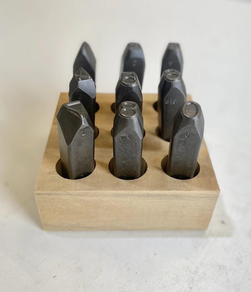 CH Hanson Steel Punches 1/2” Round Face - Image 2 of 4