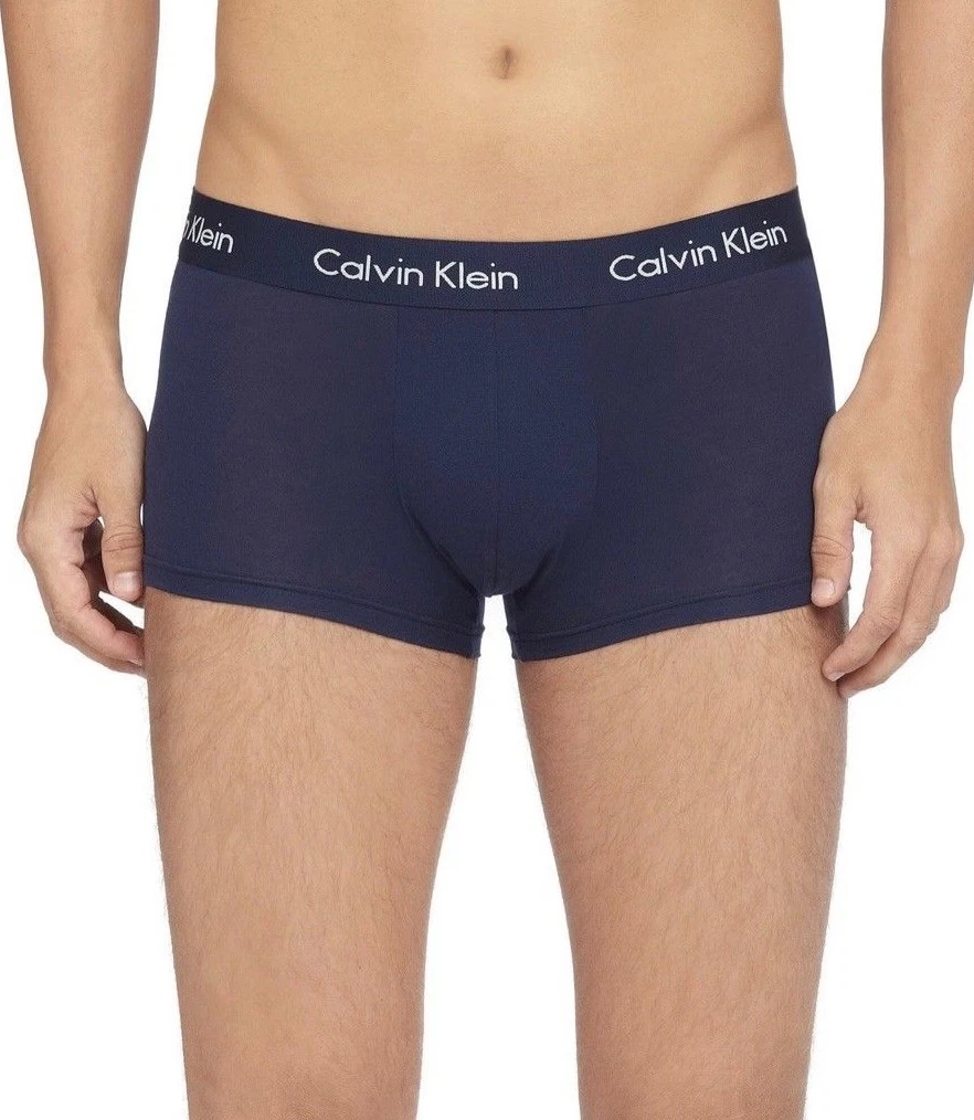 NEW Calvin Klein Body Micro Modal Trunks - U5554 - Blue Shadow