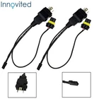 2X H4 9003 Easy Relay Harness Hi/Lo Bi-Xenon HID Bulbs Wiring Controller
