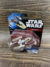 Star Wars Hot Wheels Starships Y-Wing Fighter Gold Gold Leader Flight Navigator
