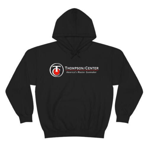 Thompson Center Gunmaker Firearms Men's Black Hoodie Size S to 3XL - Picture 1 of 1