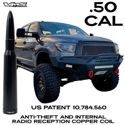 50 CALIBER CAL BULLET ANTI THEFT COPPER COIL ANTENNA FOR 07-13 TOYOTA TUNDRA