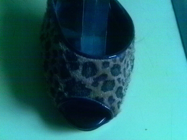 PLEASER BLISS-33 4 1/4" Tacón de aguja Estilo D'Orsay Plataforma Punta abierta Bomba 6 m Foto 3 de 4