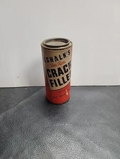 Vintage Schalks Peter Putter Crack Filler 1947 Tin Cardboard Can  / 0324-mad3