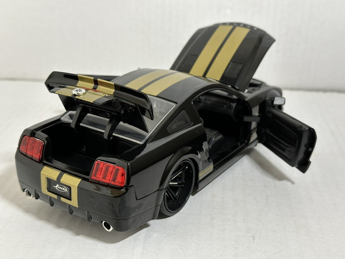JADA BIGTIME BTM 2008 FORD SHELBY GT-500KR BLACK 1:24 DIECAST