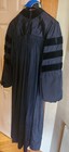 Black/black Josten's Ph.D. regalia size 510 fits 5'6" to 5'9"