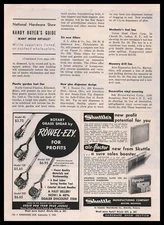 1963 Rowe Tool Co. Alhambra California Rowel-Ezy Grass Shears Vintage Print Ad