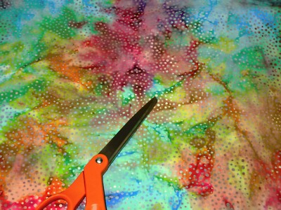 New Off the Bolt; Island Batik, Cupcake Dots (lighter) 100 % Cotton. SALE $5.00