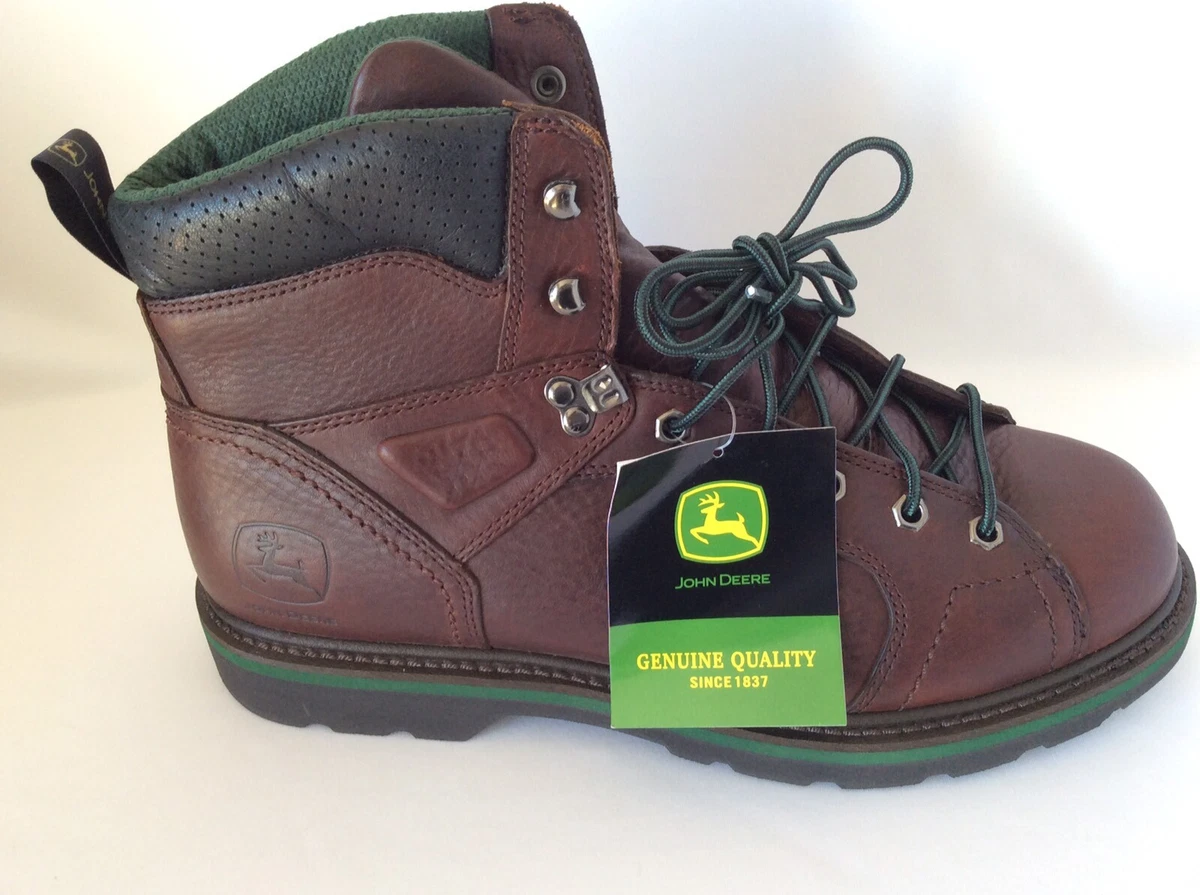 John deere lace up best sale boots
