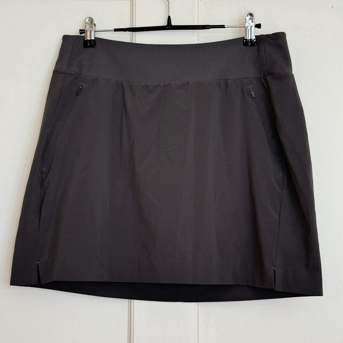 Athleta Women's Black Athletic Golf Skort Stretch Pull-On Size 4 Tall