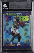 1997-98 TOPPS CHROME SEASON'S BEST REFRACTOR #SB6 MICHAEL JORDAN BGS 9