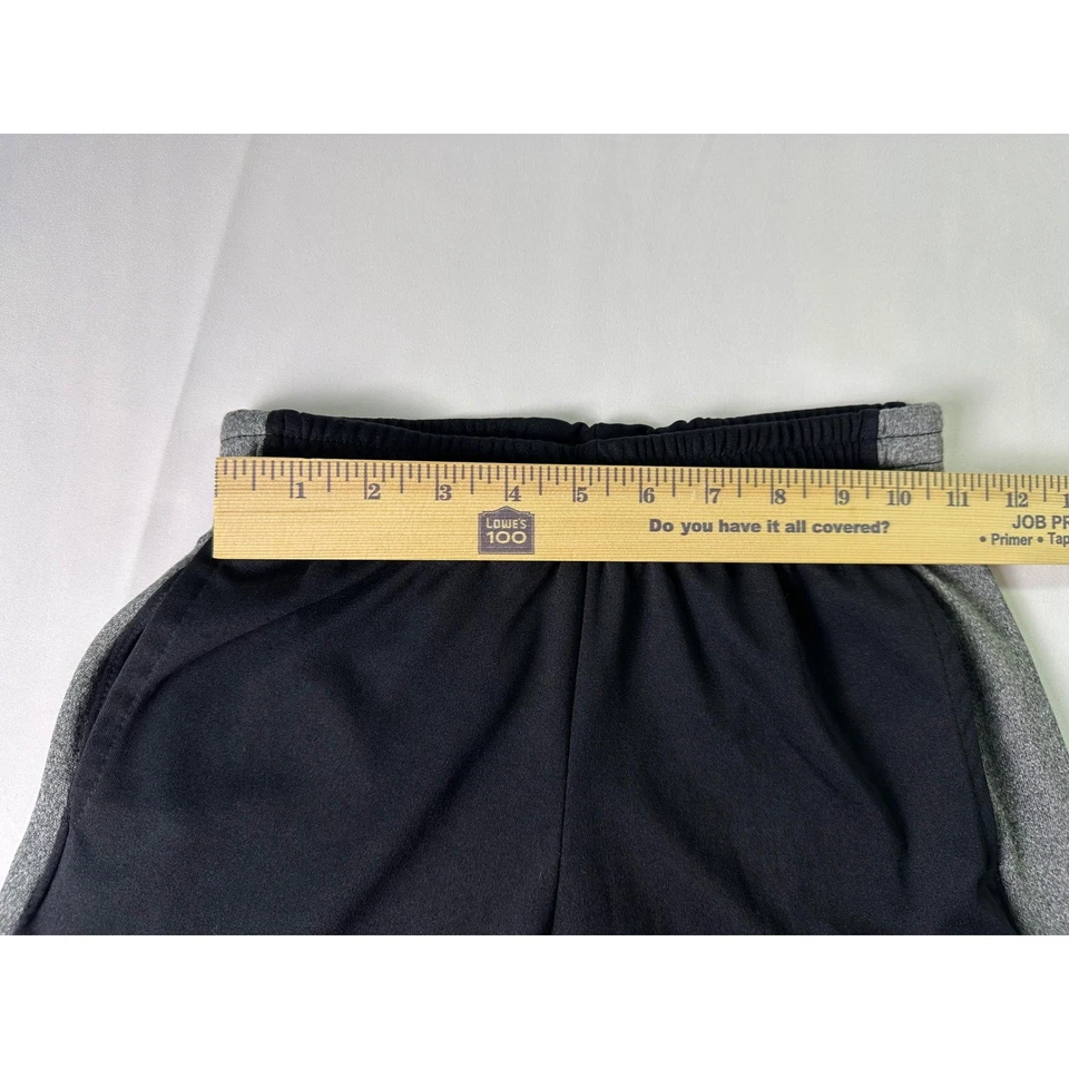 Pantalones Cortos Atléticos Tuff Guys Niños Negro Gris Medianos (8/10) Cintura Elástica Foto 4 de 4