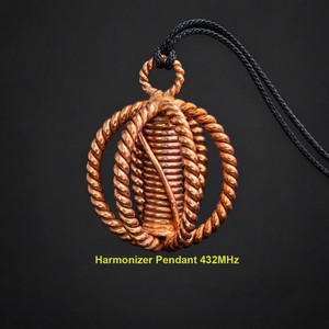 Copper Harmonizer Pendant Necklace 432MHz, EMF Balance, Body Balance Tensor