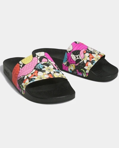 Adidas Adilette Pride RM sandali floreali slide uomo taglia 11 ID7513 RARI NUOVI CON ETICHETTE