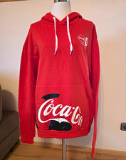 Coca-Cola FIFA Hoodie Kapuzenpullover rot mit Logo K&auml;ngurutasche XL
