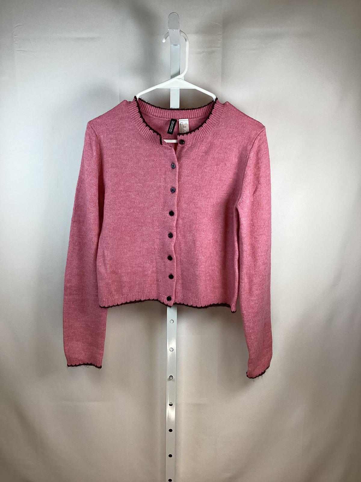 Divided Button Down Sweater Size S - image 1
