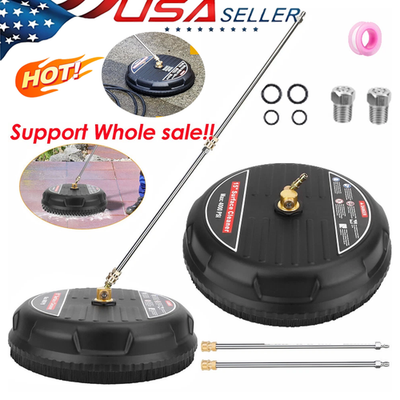 #ad 15 Inch Pressure Washer Surface Cleaner 4000PSI Power Washer Attachment for Deck $38.99