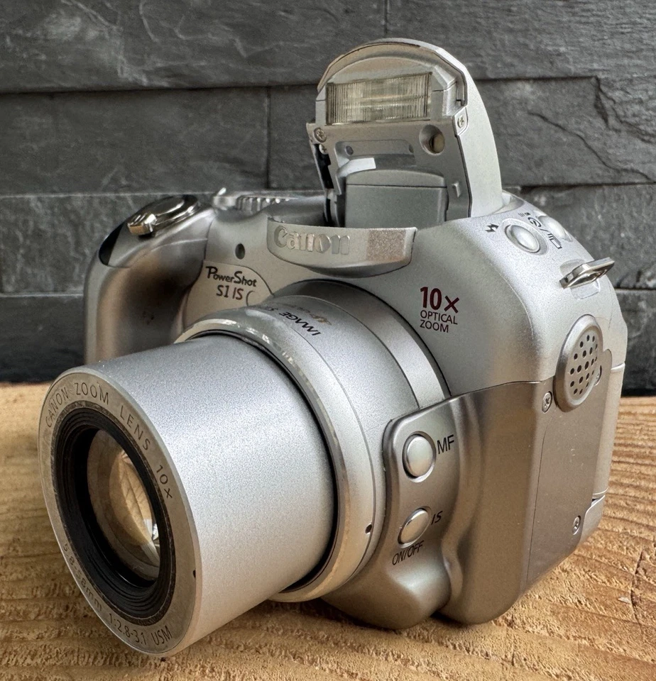 Canon PowerShot Digitalkamera S1 IS silber 3,2 MP 10x optischer Zoom - Bild 3 von 4