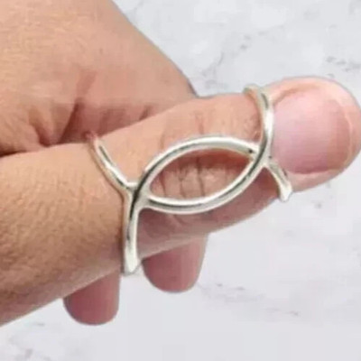 925 Sterling Silver, Solid Silver, Band Ring, Unisex, Splint Ring