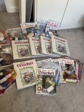 Disney Crochet Magazines/Issues, Binders & Yarn Job Lot Bundle