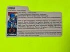 GI G I JOE THE ENEMY COBRA SOLDIER STRAIGHT ARM 82 FILECARD FILE 1982
