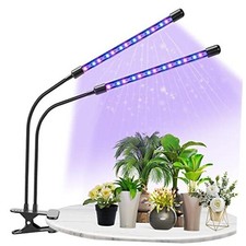 Clip on Plant Lamp Smart WiFi Led Grow Light Timer  Dimmable Full Spectrum Black