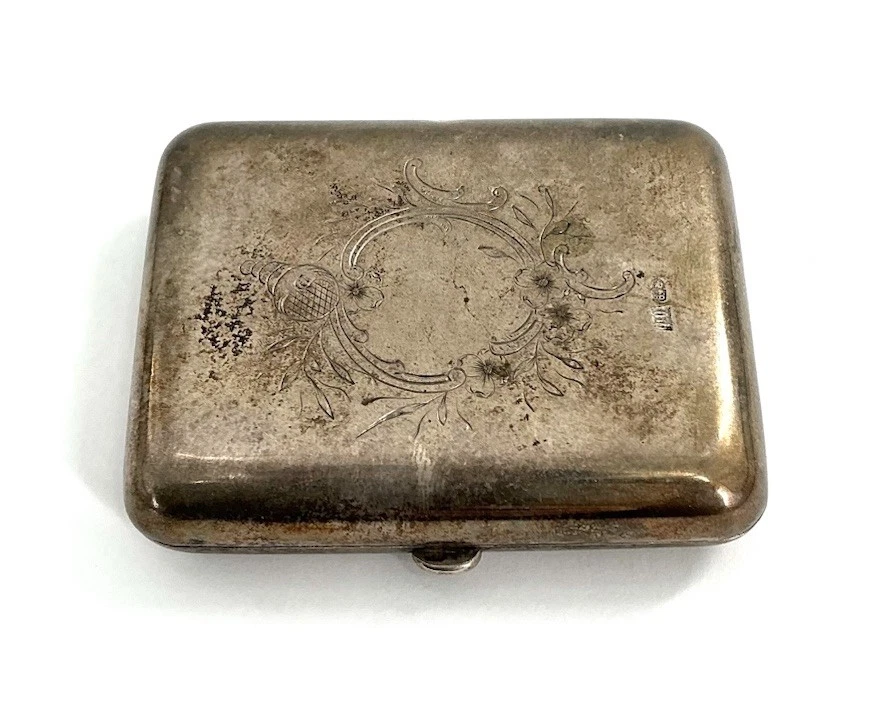 silver cigarette case ebay Cigarette Case Silver Antiques for sale