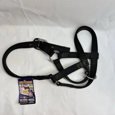 Weaver Livestock Nylon Halter Black Medium – Adjustable Show Halter NWT