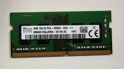 4GB DDR4 Memory PC4-2666V 1Rx16 SODIMM Laptop RAM 2666MHz | eBay