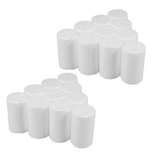 20 Pcs Christmas Craft Foam Arts Cylinders Blank Polystyrene Blocks