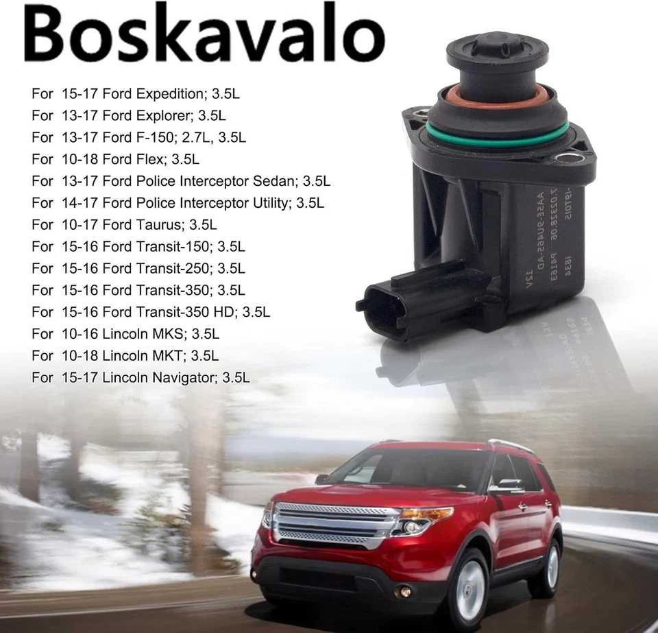 AA5E-9U465-AD Solenoid Valve For Ford Expedition Flex Lincoln MKS MKT 10-18  - Изображение 3 из 4