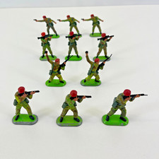 11x Britains Super Deetail 1978 WWII British Paratrooper Soldier Figures 1:32