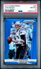 PSA 8 2013 Panini Prizm Tom Brady Blue #64