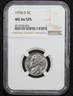1978-D Jefferson Nickel Five Full Steps NGC MS 66 5NNH