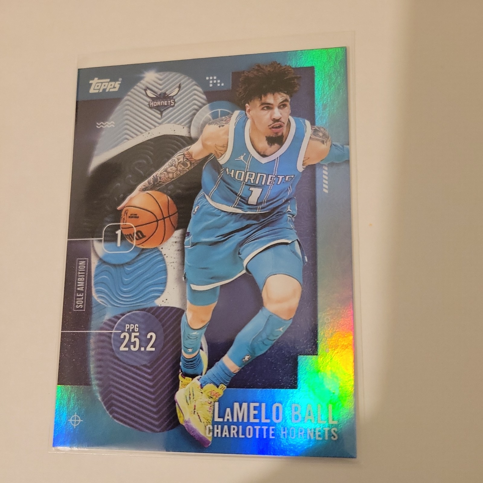 2025 Topps Sole Ambition LaMelo Ball #SA-8 SSP Charlotte Hornets