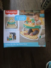 Fisher-Price Kick & Play Deluxe Sit-Me-Up Infant Seat  Giraffe Slightly Damaged 
