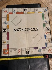 1940's Monopoly Game-Board In Great Condition. All Wood Pieces Listed n Descrip.
