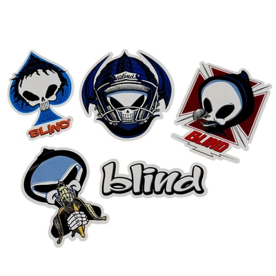 BLIND Reaper Skateboard Assorted Genuine Original Sticker Pack Spoof (5-Pack)