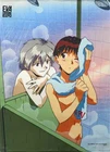 Evangelion Shinji and Kaworu Tapestry Crossing Expo B2 Anime Merch