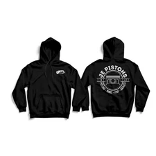 JE W1536XXL BUILDER PULLOVER HOODIE BLACK - MENS XLARGE