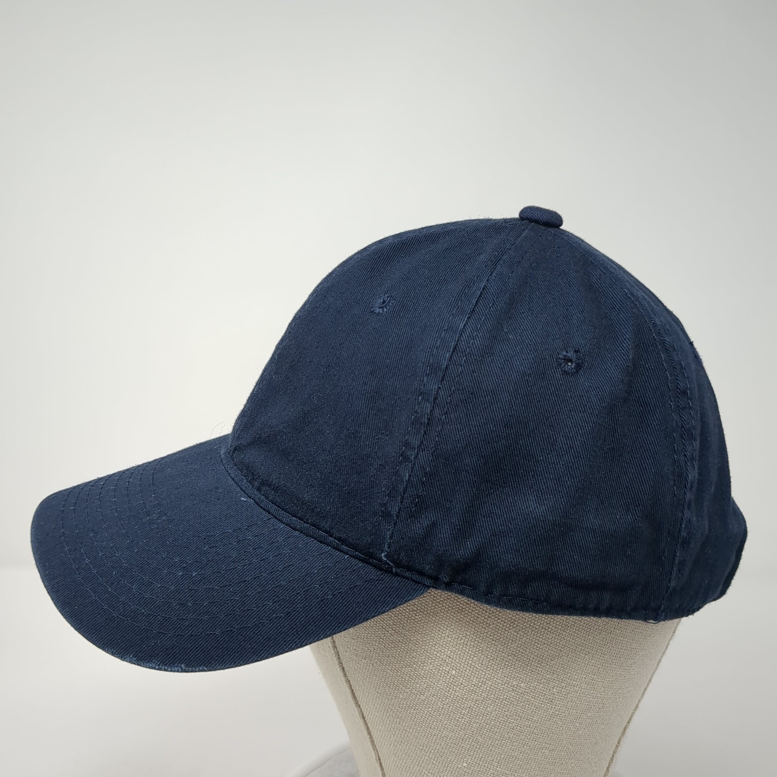 Unbranded Slideback Baseball Cap Solid Blue One S… - image 3
