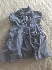 American Living Girls Green Plaid Collared Sh...