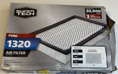 Super Tech 1320 Engine Air Filter Fits: Ford, Lincoln, Mercury 1985-2011 NEW