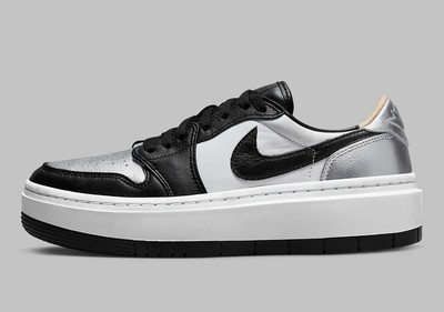 Nike Air Jordan 1 Elevate Low SE Metallic Silver Toe DQ8561-001 Women's Size 8