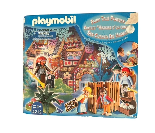 Vintage Playmobil 4212 Fairy Tale ”Magical Woods” Hanse & Gretel Story Book NEW