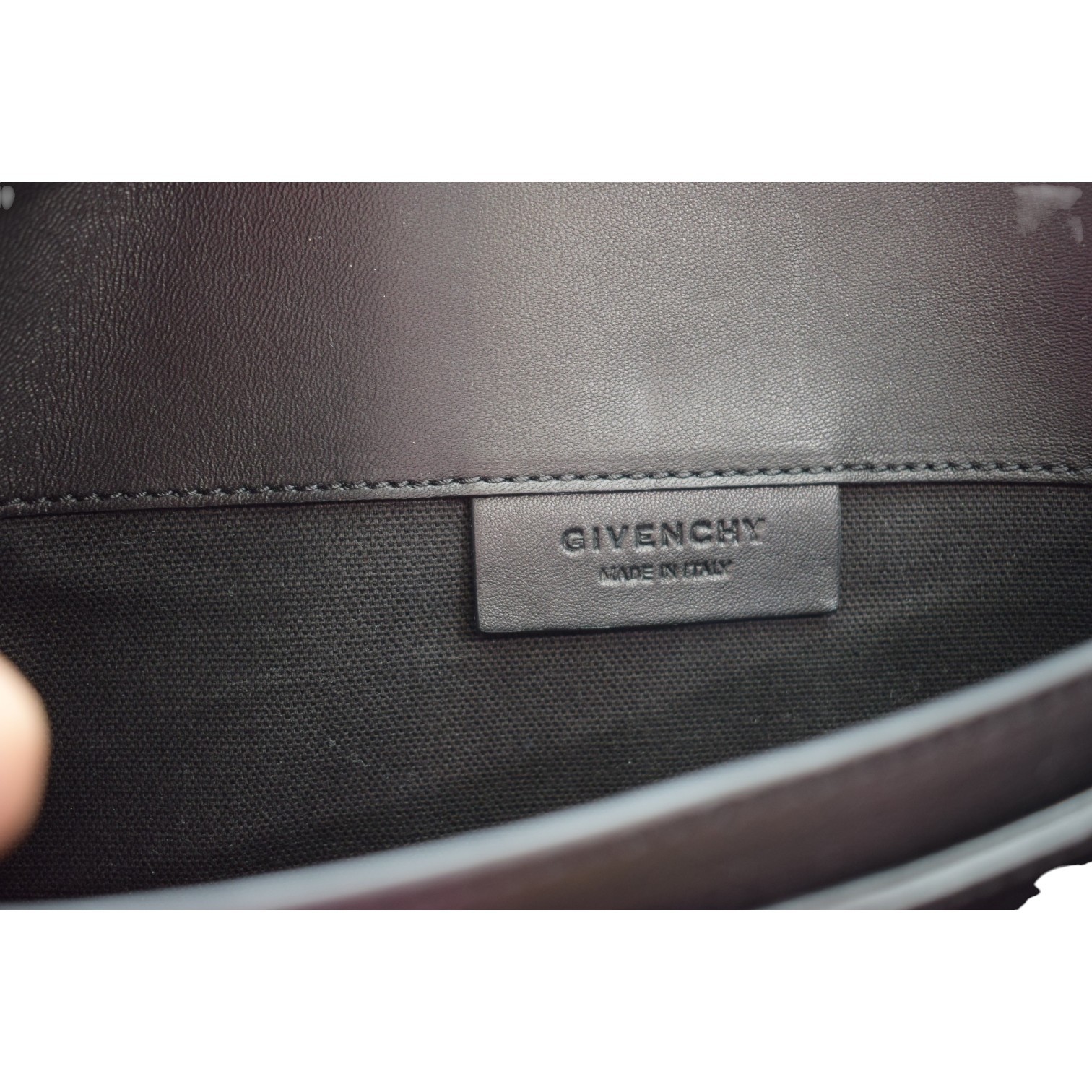 GIVENCHY Antigona Python Snake Embossed Leather Envelope Clutch Bag — image 11