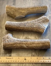 (3 PACK) JUMBO ELK ANTLER PREMIUM DOG CHEWS **OREGON ANTLER WORKS**