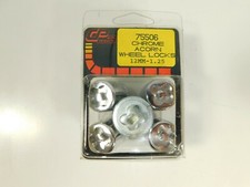 Vintage Cp Wheel Locks - 12mm X 1.25- Acorn Chrome 75506 New