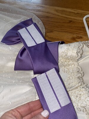 Flower Girl Dress. Junior Bridesmaids Dress. Alfred Angelo Size 6. Worn  Once | eBay