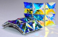 Irish Dance Hard Shoe Buckles - Crystal - Vivid Crystal Dance - Feis Dress